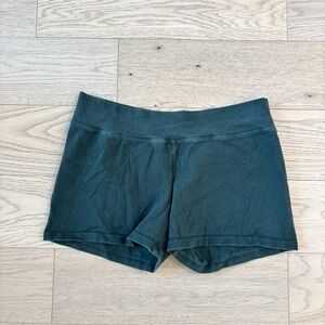 Brandy Melville Dark Green Athletic Shorts